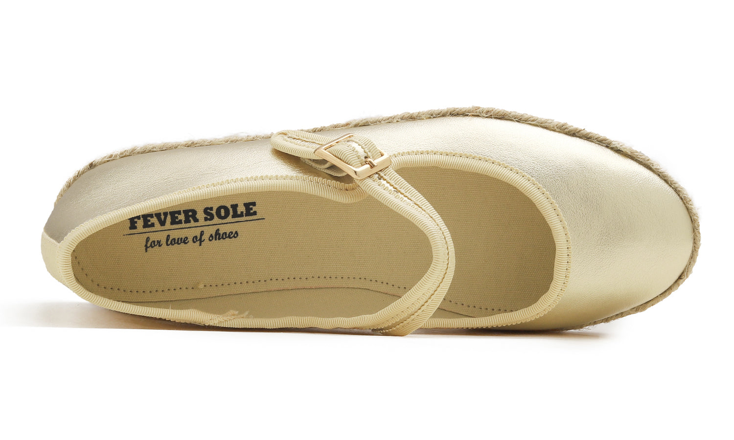 Feversole Espadrille - Gold