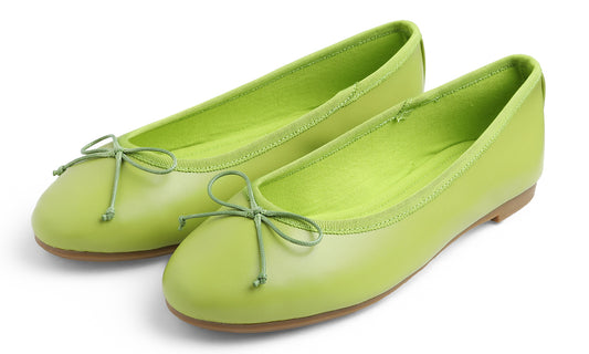 Feversole Women's Bow Tie Fashion Dress Slip On Shoes Round Toe Ballet Flat Vegan Leather