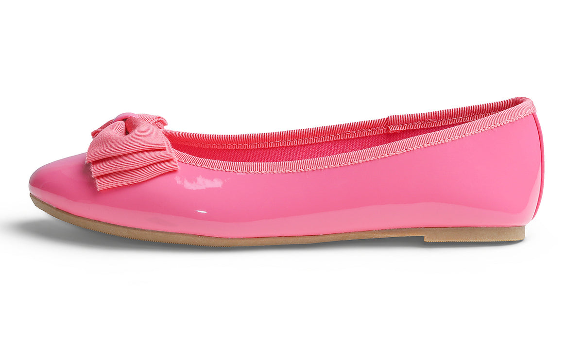 Feversole Women's Round Toe Cute Bow Trim Ballet Flats Dolly Shoes
