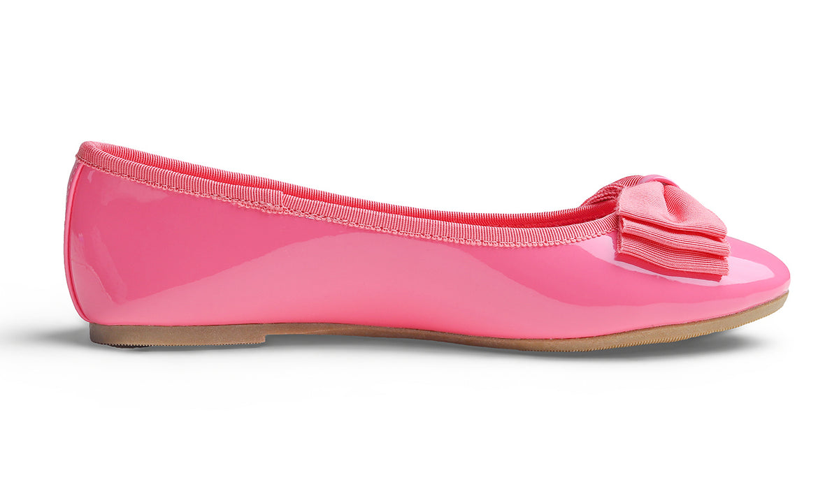 Feversole Women's Round Toe Cute Bow Trim Ballet Flats Dolly Shoes