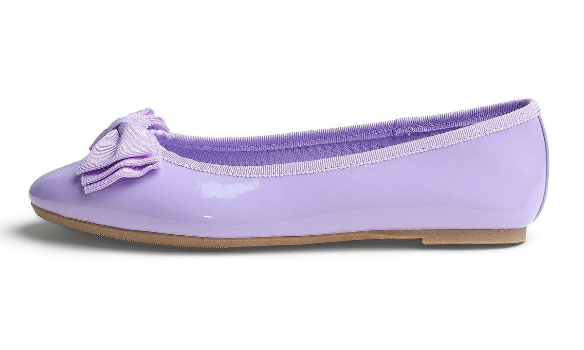 Feversole Women's Round Toe Cute Bow Trim Ballet Flats Dolly Shoes