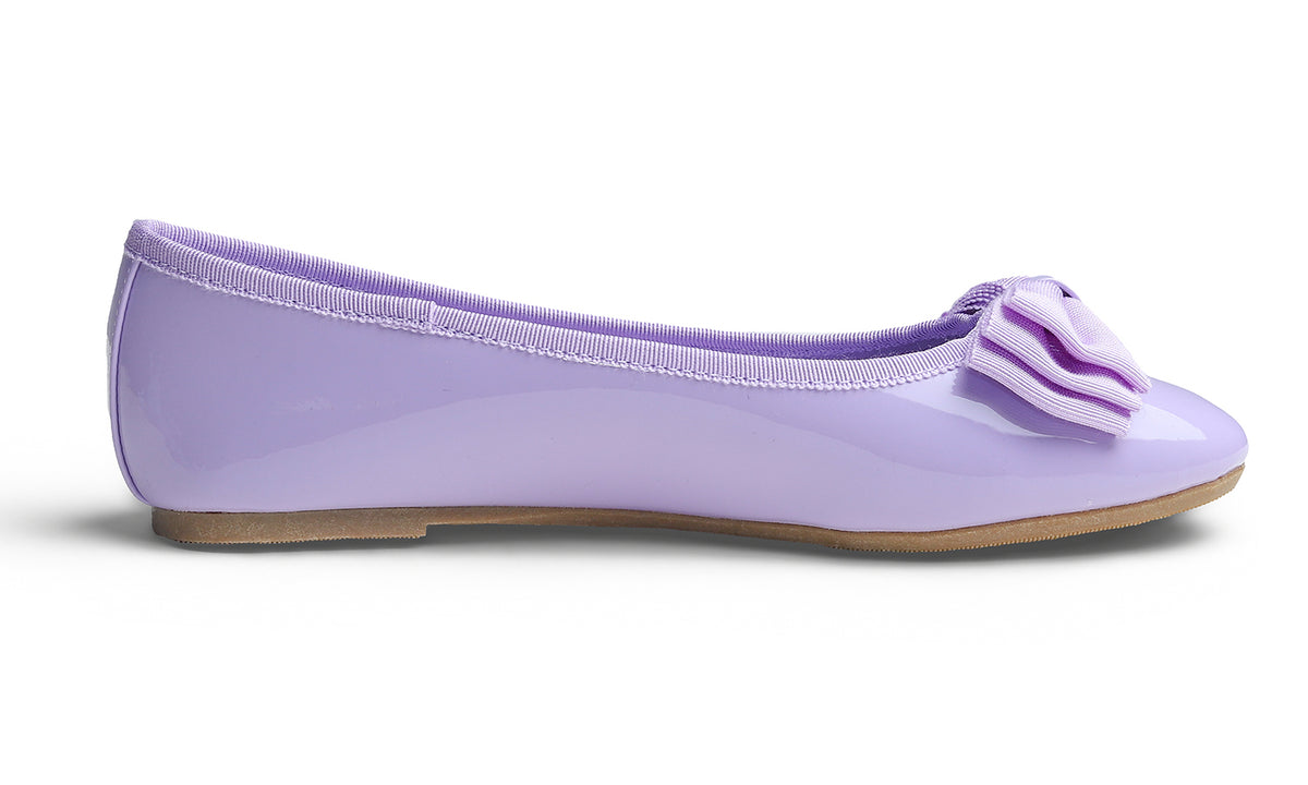Feversole Women's Round Toe Cute Bow Trim Ballet Flats Dolly Shoes