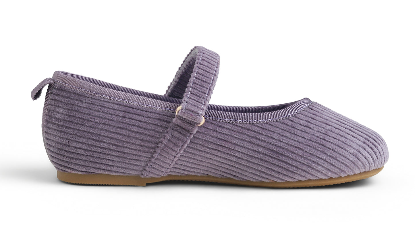 Feversole Girls Cute Dress Mary Jane Shoes Soft Sunday Holiday Ballet Flats Corduroy