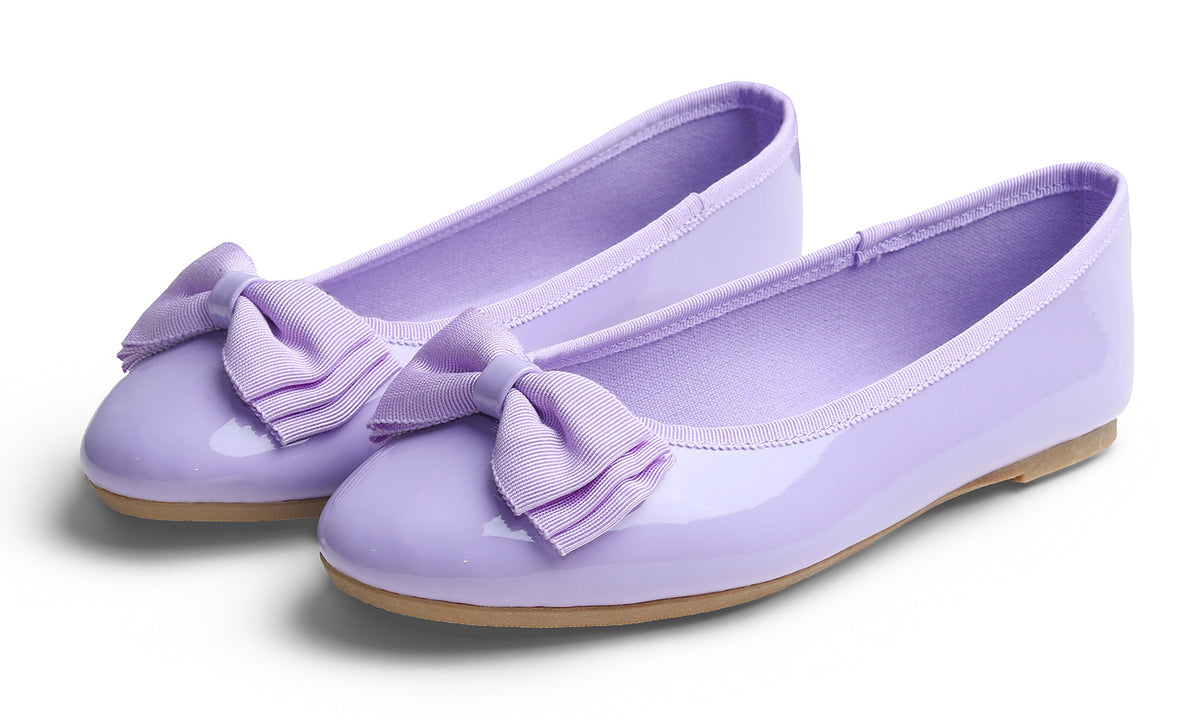 Feversole Women's Round Toe Cute Bow Trim Ballet Flats Dolly Shoes