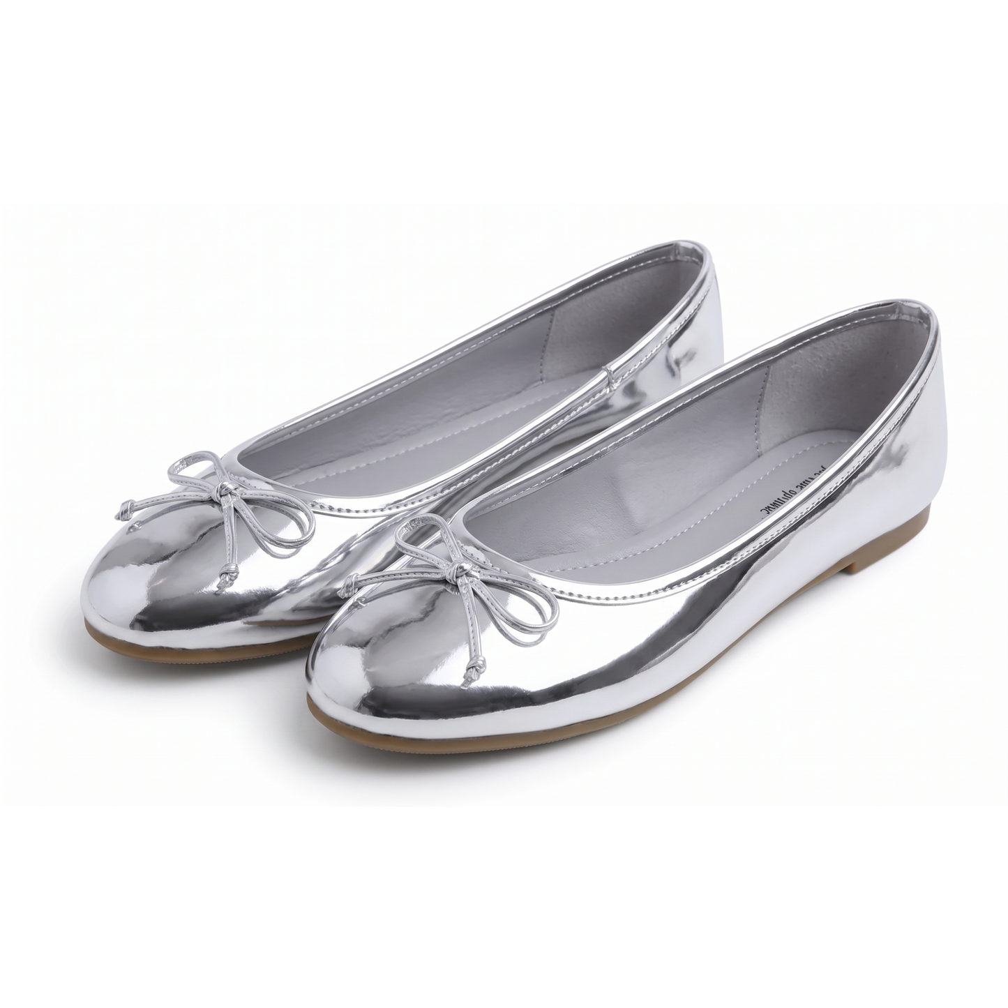 Feversole Women's Bling Soft Cushioned Comfort Flats Sparkle Party Ballets Mirror Patent
