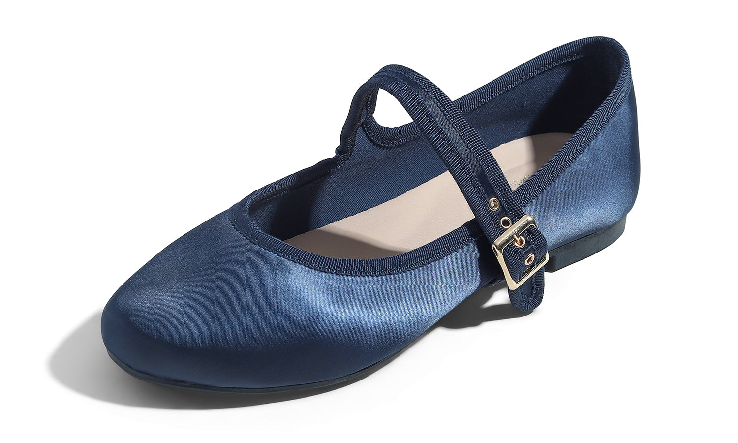 Feversole Mary Jane Flat - Navy