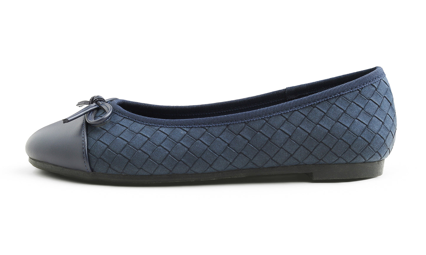 Feversole Ballet Flat - Navy