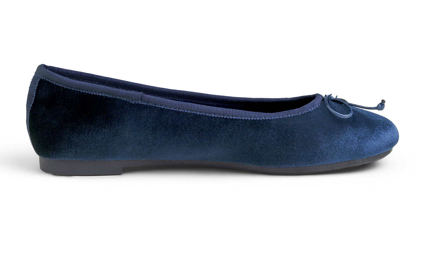 Feversole Women's Ultra Soft Colorful Memory Foam Cushioned Faux Suede Home Ballet Flats Velvet
