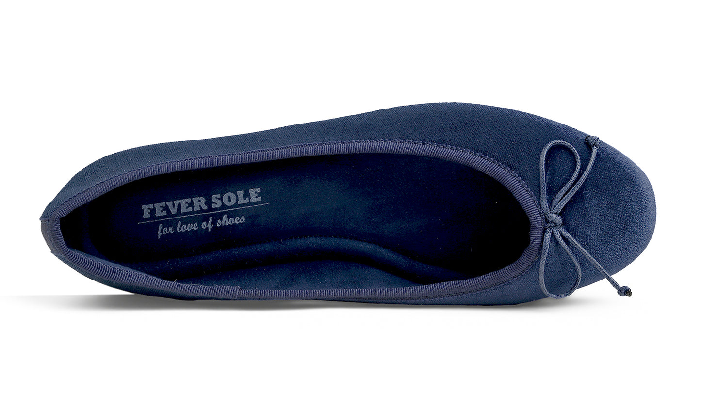 Feversole Women's Ultra Soft Colorful Memory Foam Cushioned Faux Suede Home Ballet Flats Velvet