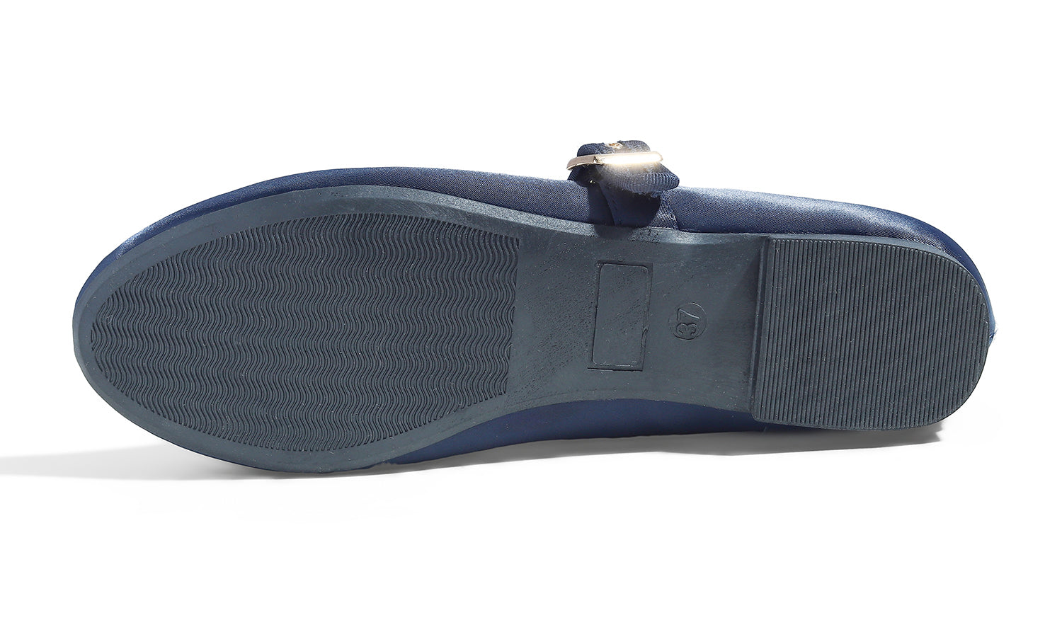 Feversole Mary Jane Flat - Navy