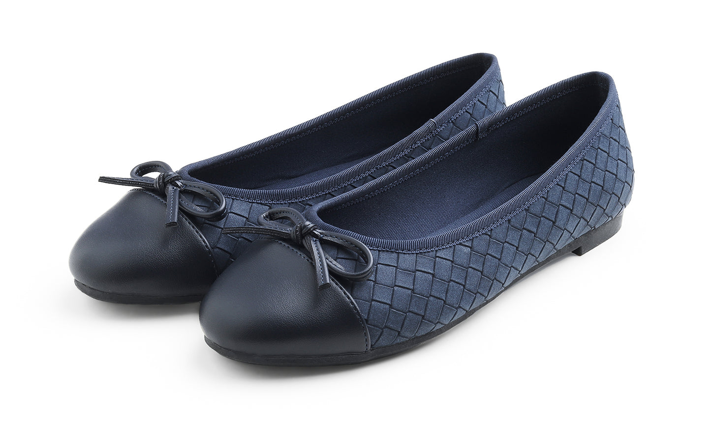 Feversole Ballet Flat - Navy