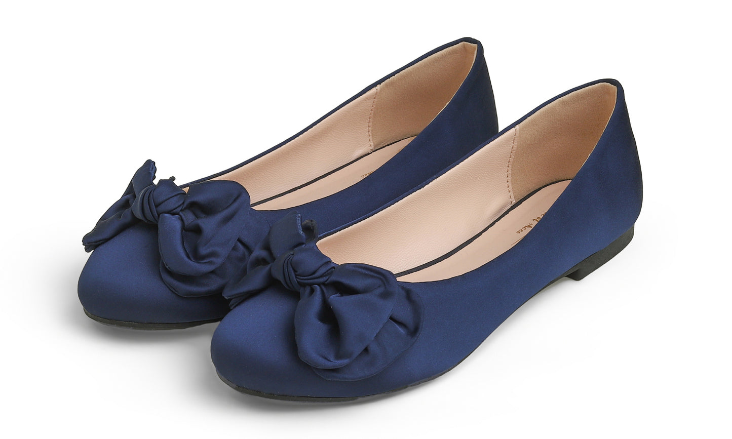 Feversole Ballet Flat - Navy