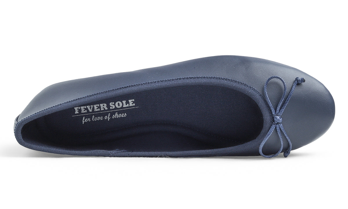 Feversole Women's Bow Tie Fashion Dress Slip On Shoes Round Toe Ballet Flat Vegan Leather