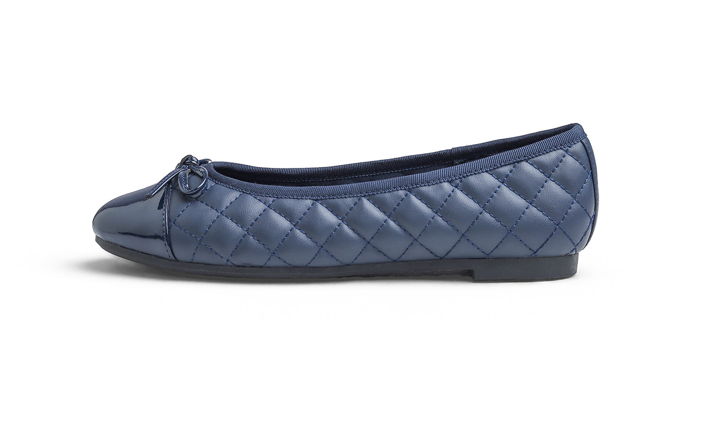 Feversole Ballet Flat - Navy