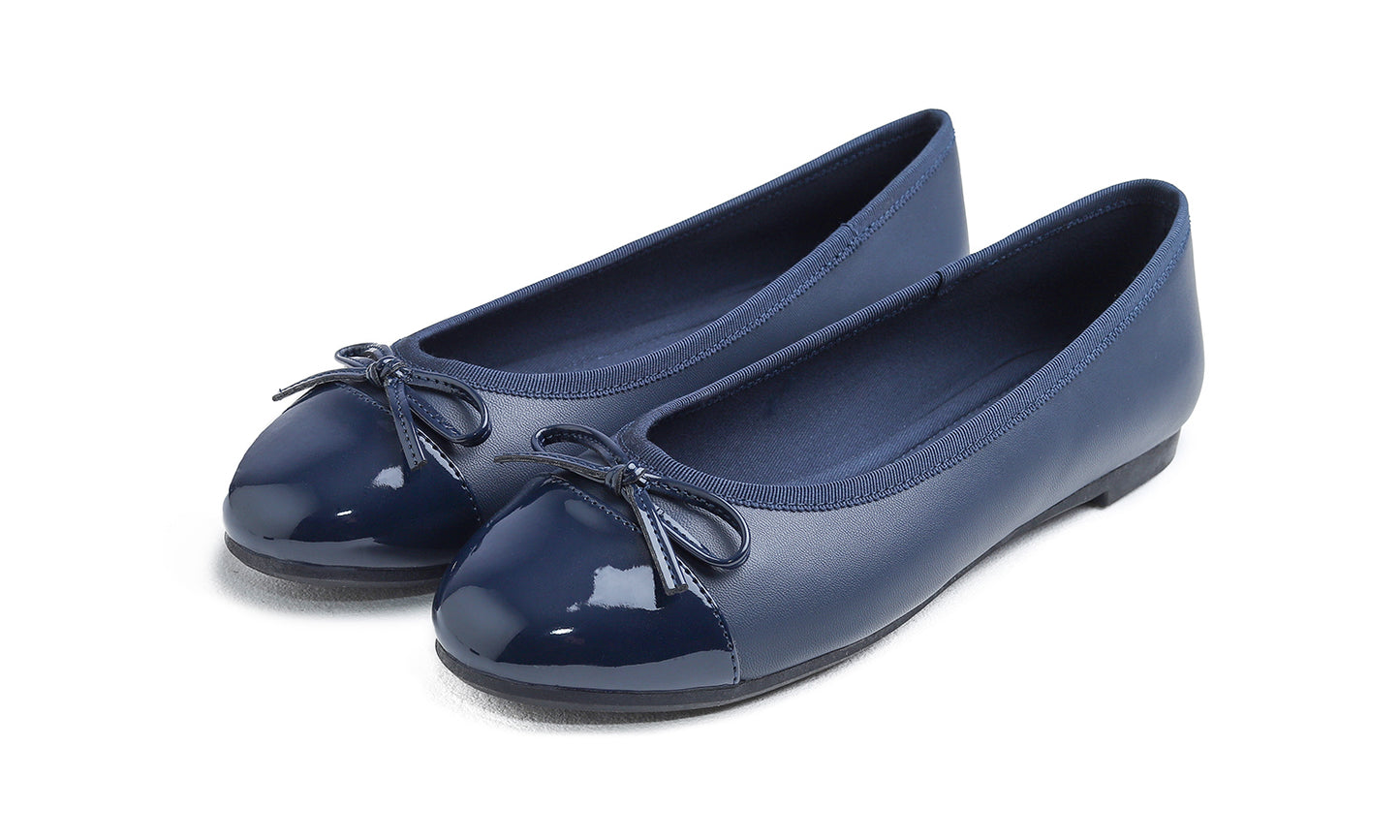 Feversole Ballet Flat - Navy