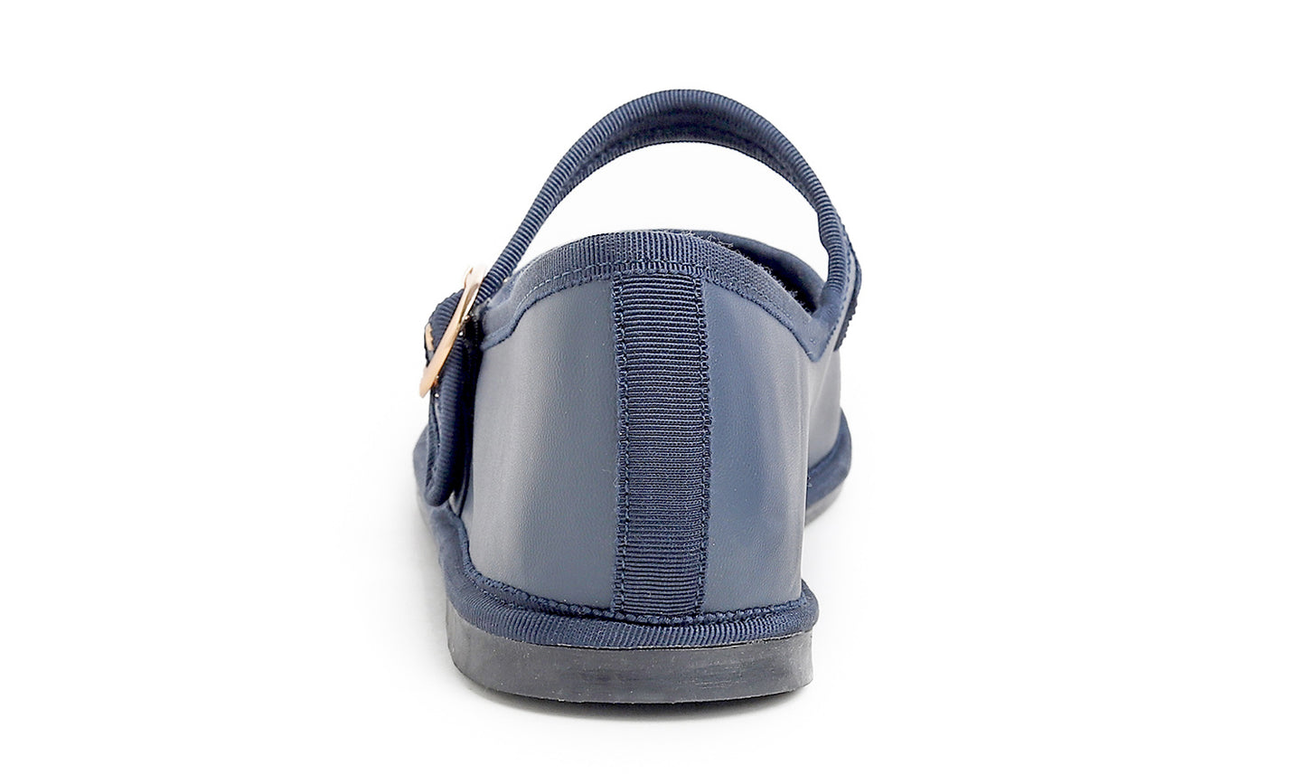 Feversole Women's Soft Classic Mary Jane Memory Foam Cushioned Comfort Round Toe Metal Buckle Flats Walking Shoes