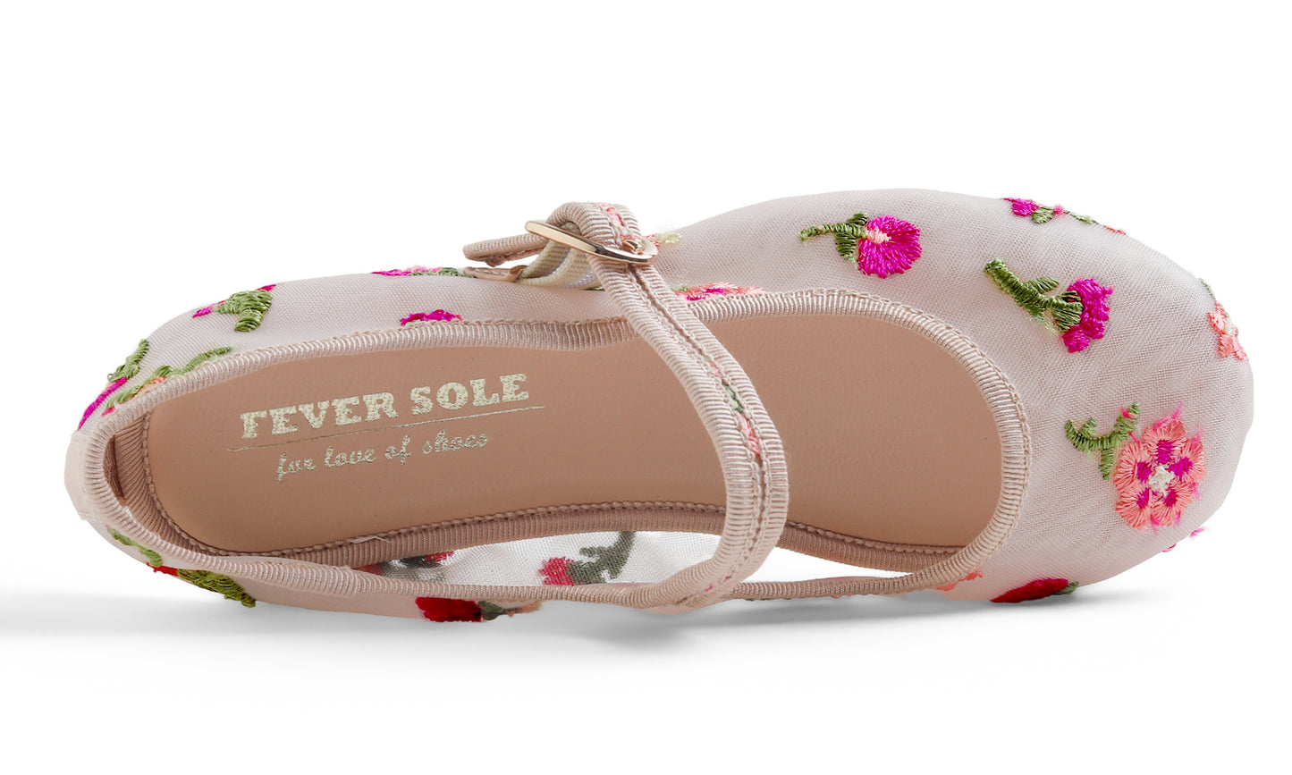 Feversole Ballet Flat - Nude
