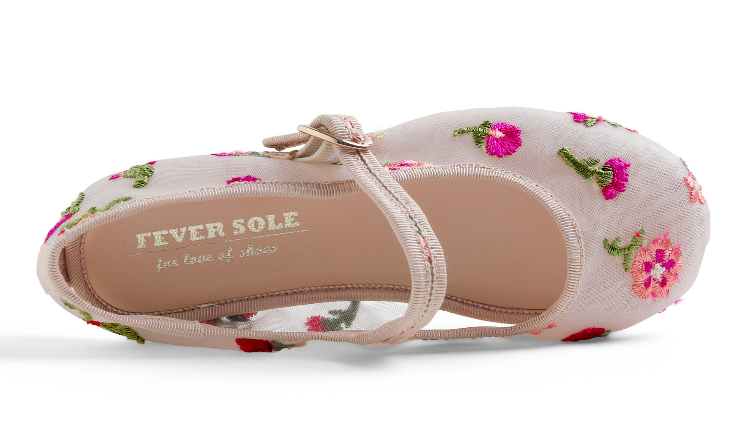 Feversole Ballet Flat - Nude