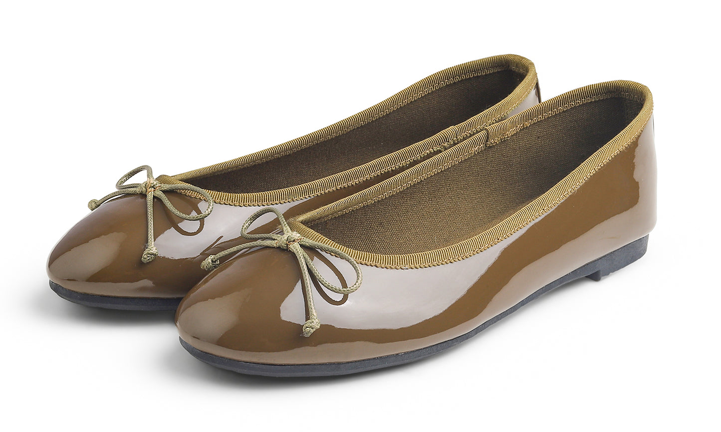 Feversole Women's Bling Soft Cushioned Comfort Flats Sparkle Party Ballets Patent