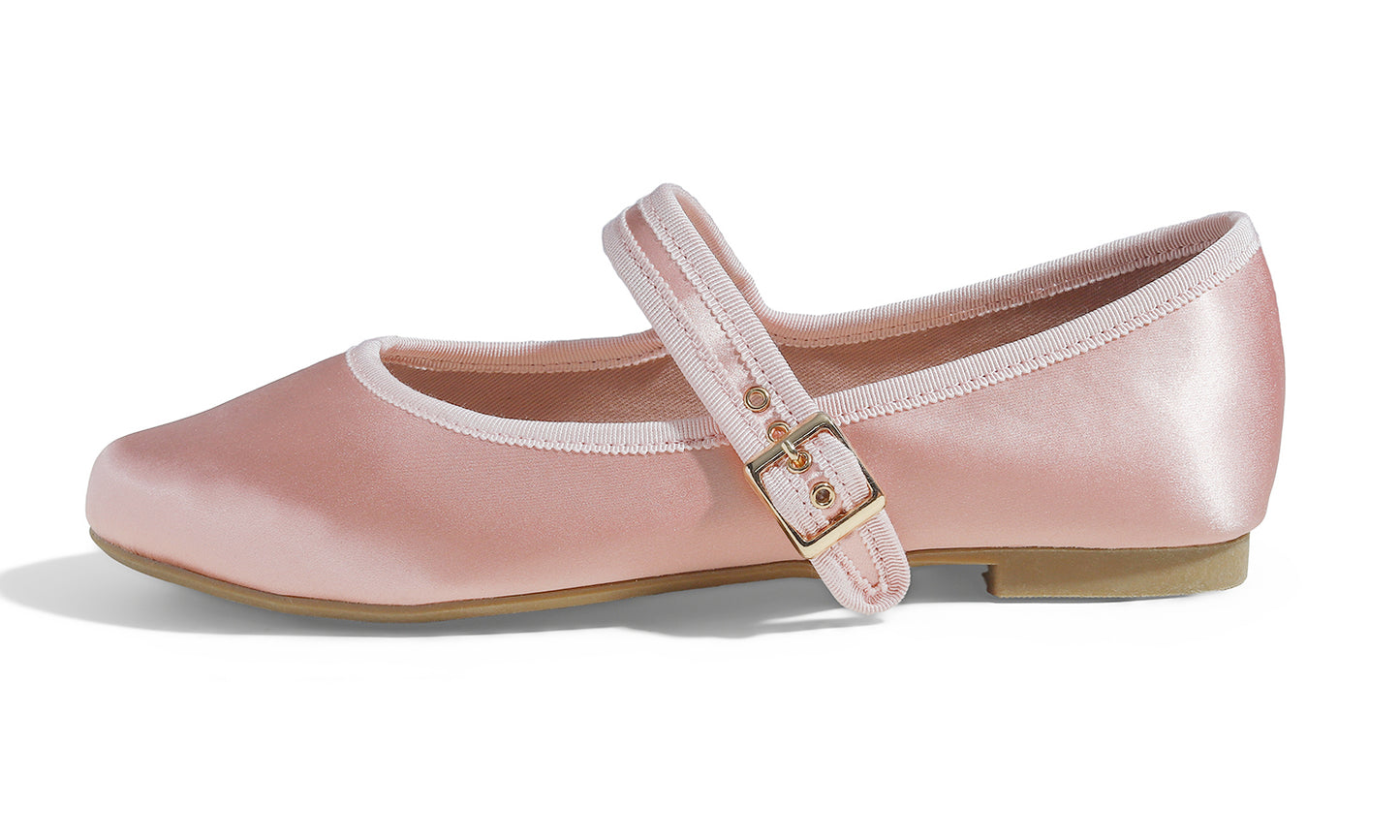 Feversole Mary Jane Flat - Pink