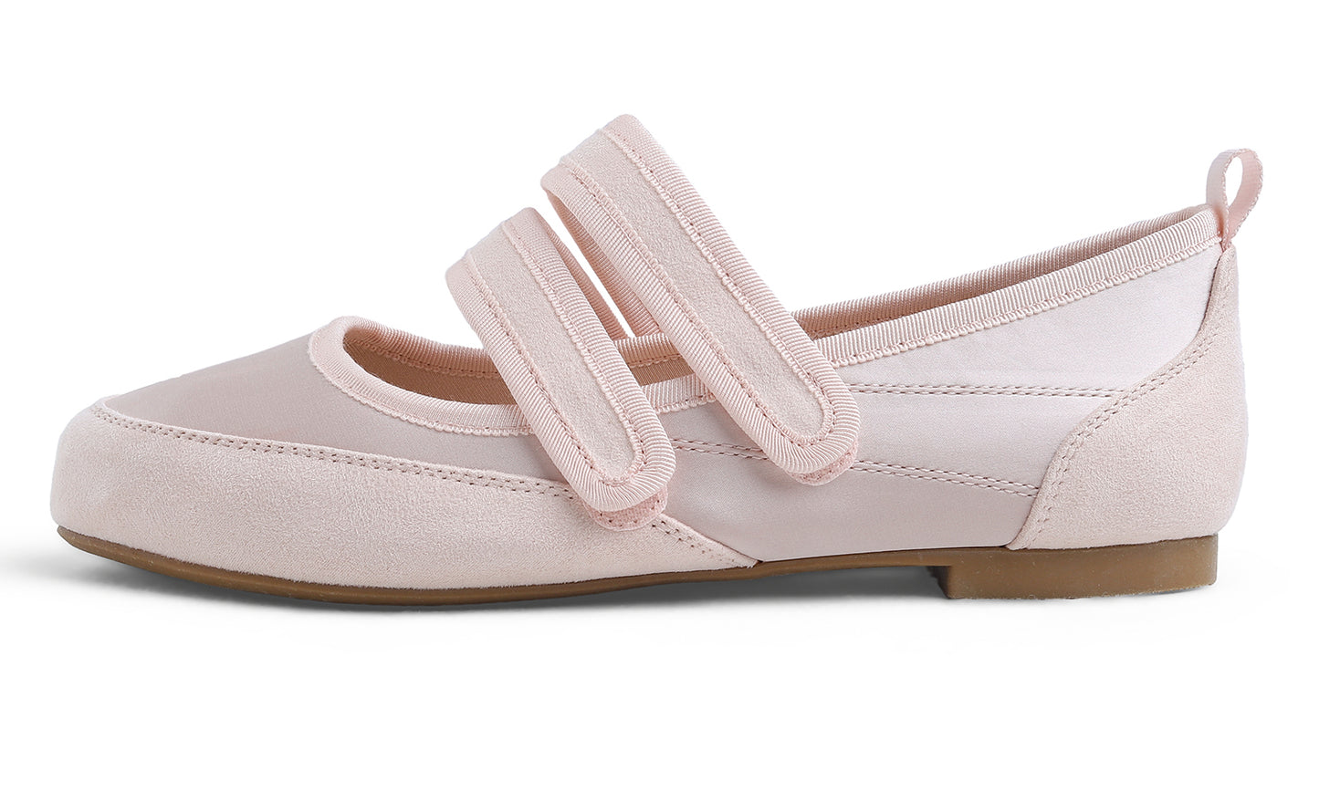 Feversole Mary Jane Flat - Pink