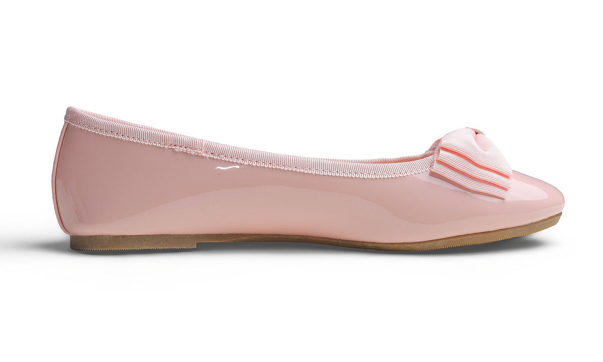 Feversole Women's Round Toe Cute Bow Trim Ballet Flats Dolly Shoes