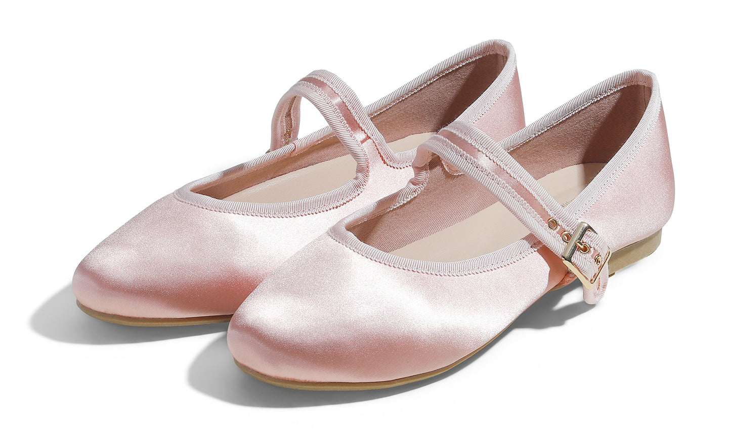 Feversole Mary Jane Flat - Pink