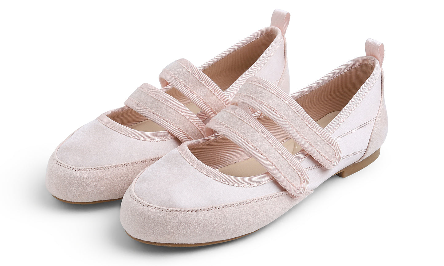 Feversole Mary Jane Flat - Pink