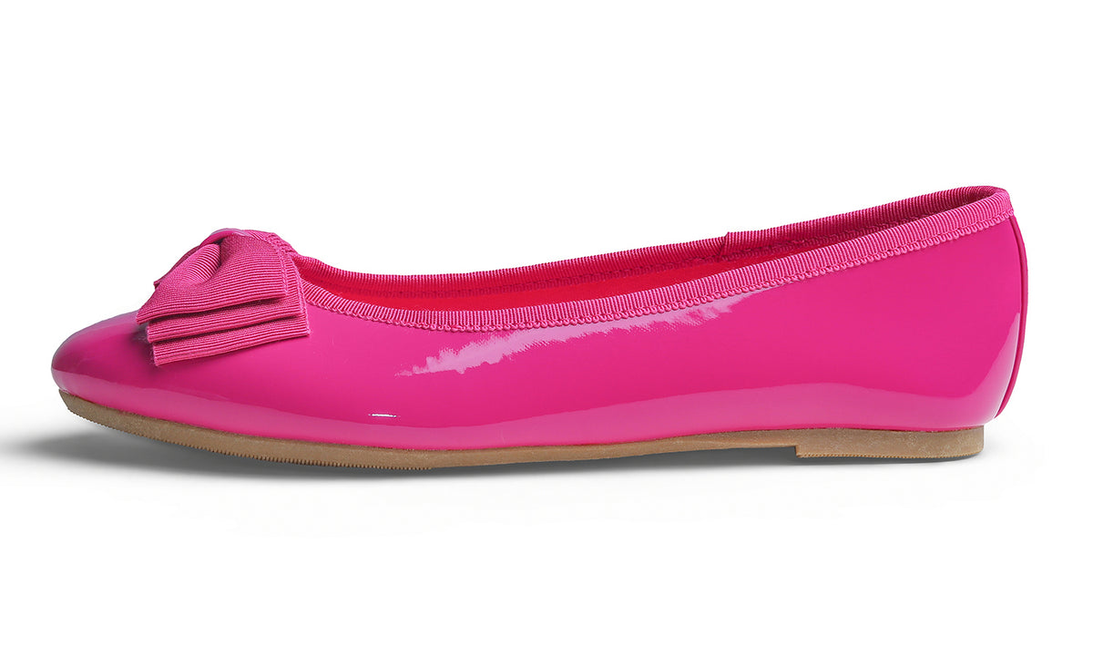 Feversole Women's Round Toe Cute Bow Trim Ballet Flats Dolly Shoes