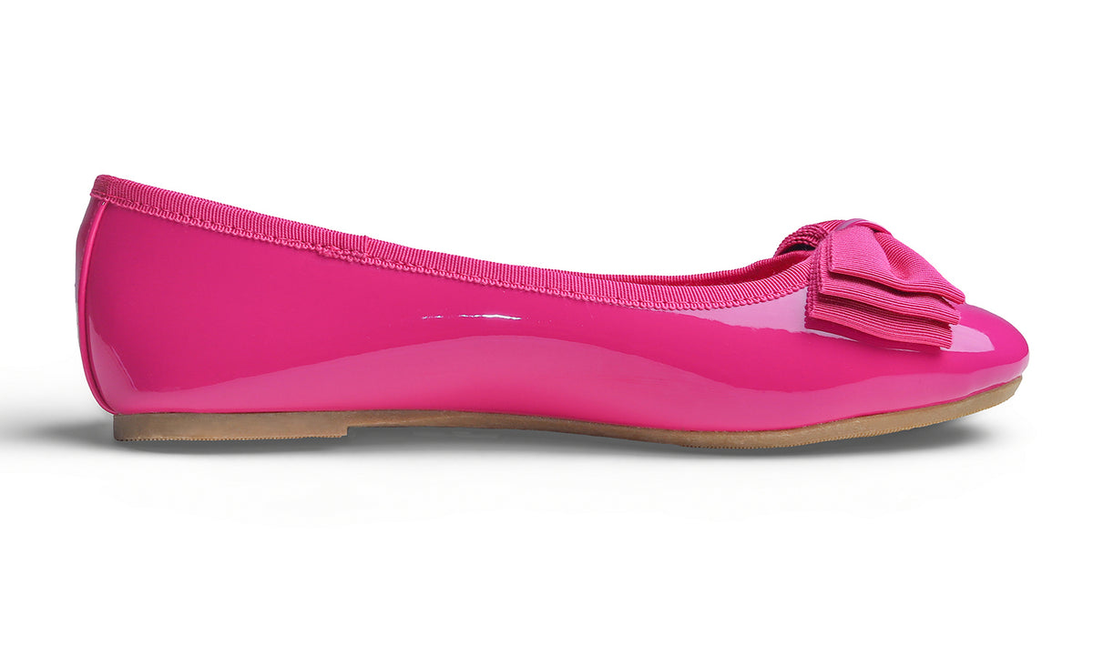 Feversole Women's Round Toe Cute Bow Trim Ballet Flats Dolly Shoes