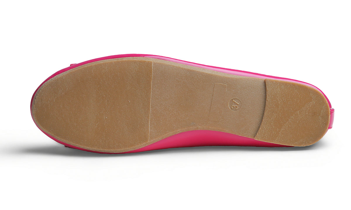 Feversole Women's Round Toe Cute Bow Trim Ballet Flats Dolly Shoes