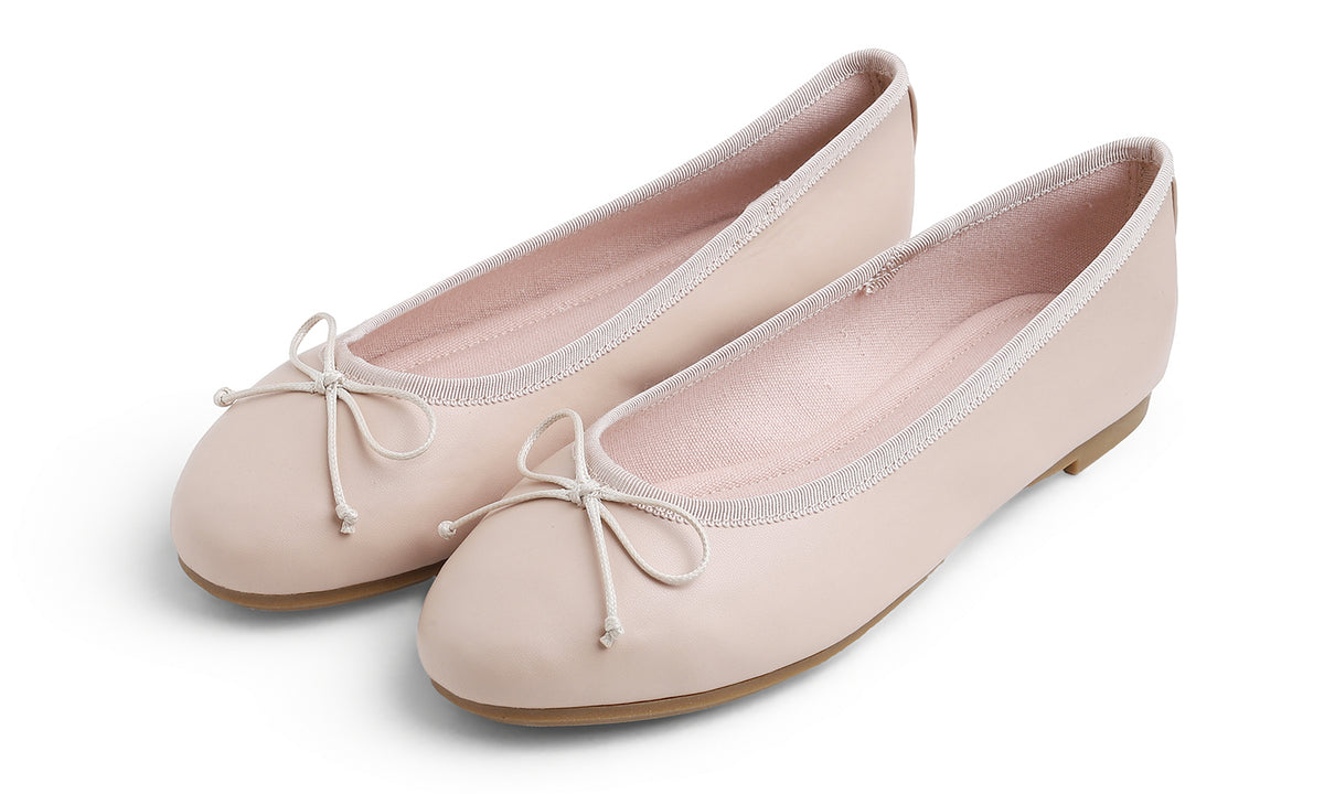 Feversole Women's Bow Tie Fashion Dress Slip On Shoes Round Toe Ballet Flat Vegan Leather