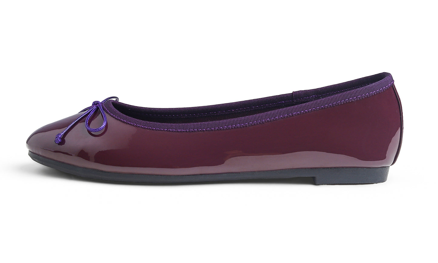 Feversole Women's Bling Soft Cushioned Comfort Flats Sparkle Party Ballets Patent