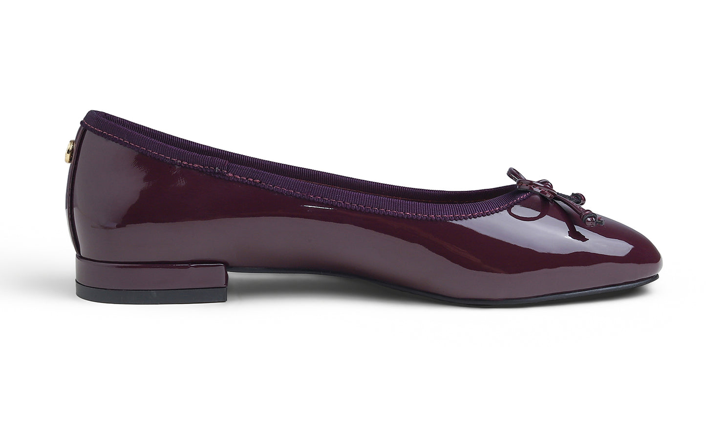 Feversole Women's Square Toe Low Heel Bow Tie Dress Pump Shoes