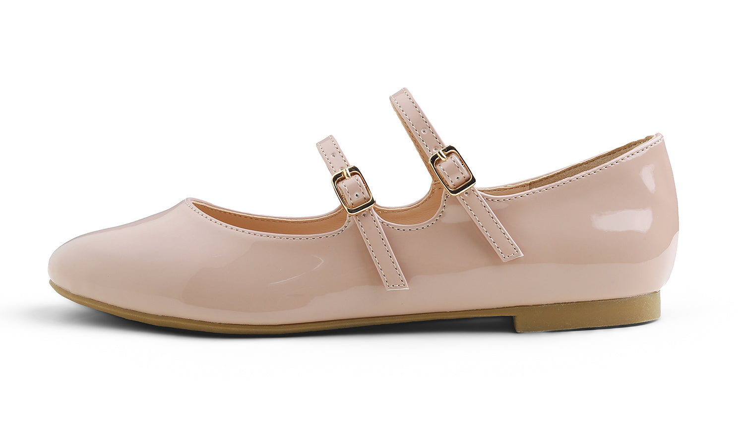 Feversole Mary Jane Flat - Nude