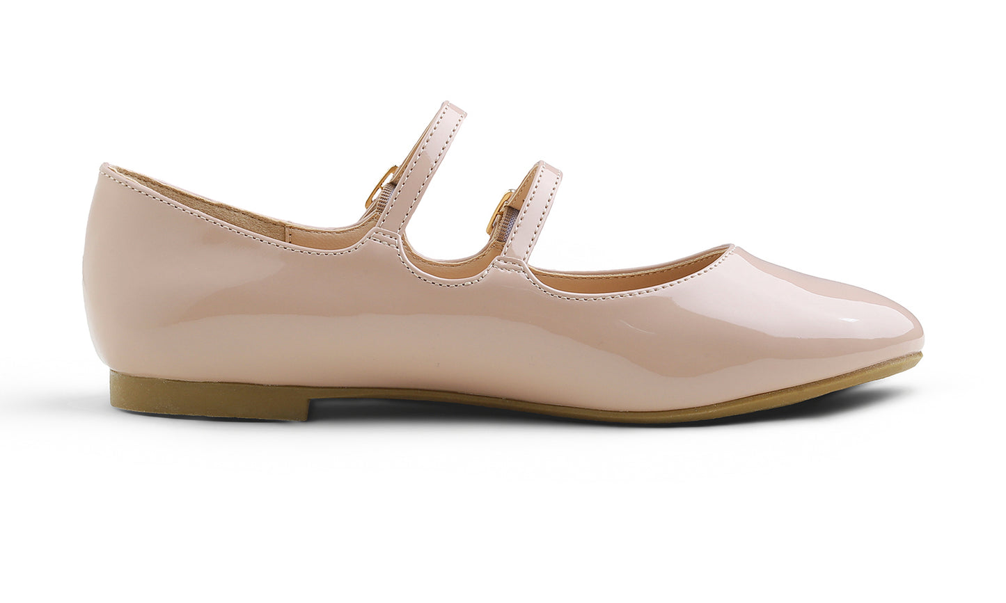 Feversole Slip-On Flat - Nude