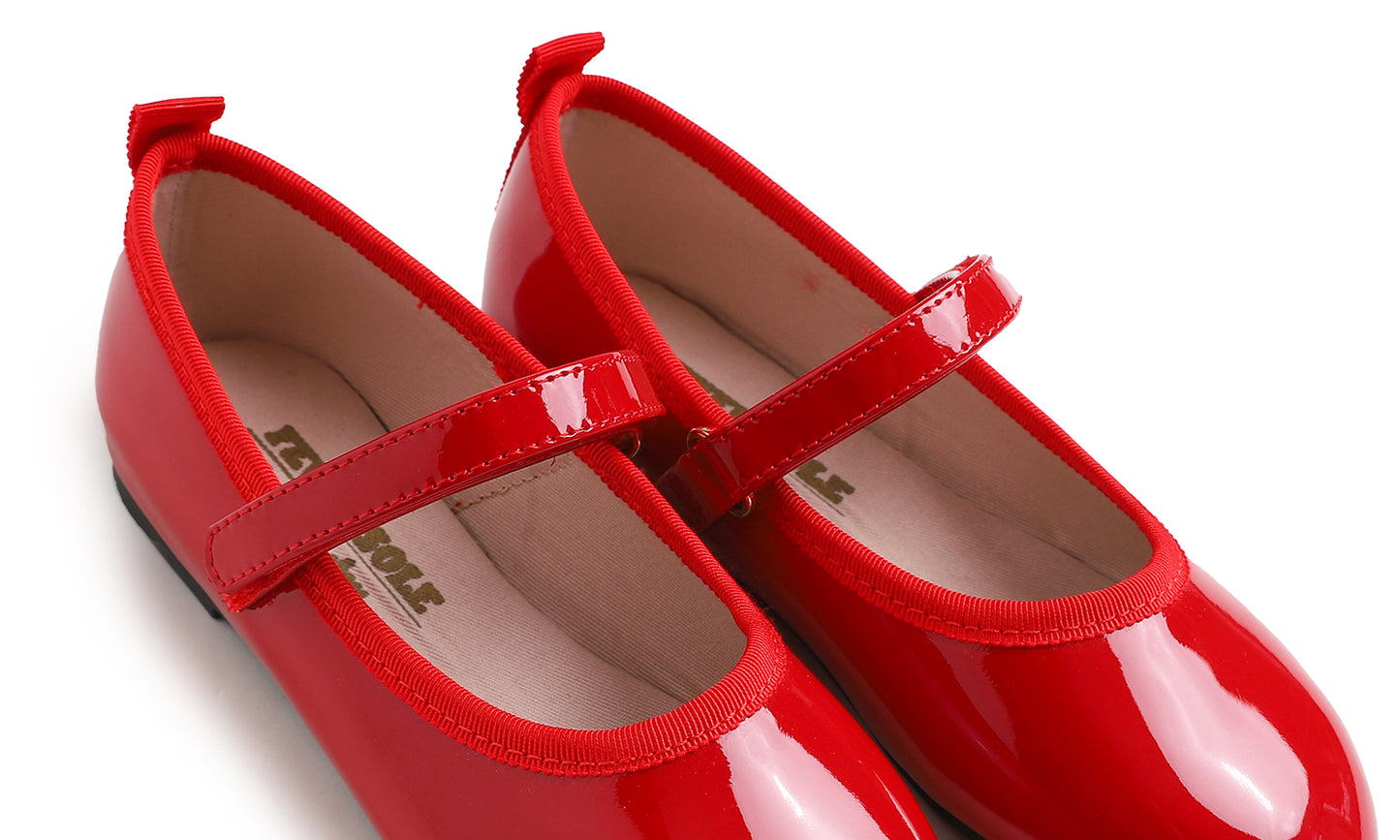 Feversole Girls Cute Dress Mary Jane Shoes Soft Party Holiday Ballet Flats Patent Vegan Leather