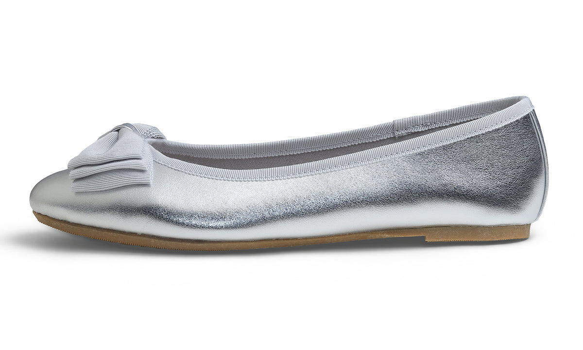 Feversole Women's Round Toe Cute Bow Trim Ballet Flats Dolly Shoes