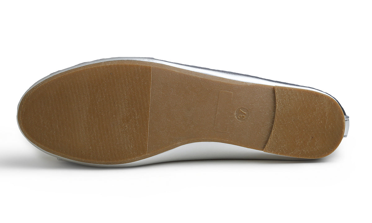 Feversole Women's Round Toe Cute Bow Trim Ballet Flats Dolly Shoes