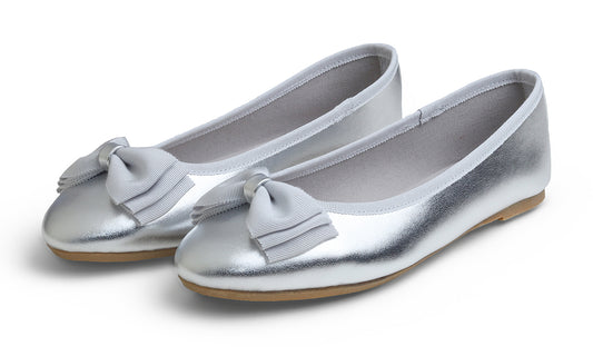 Feversole Women's Round Toe Cute Bow Trim Ballet Flats Dolly Shoes