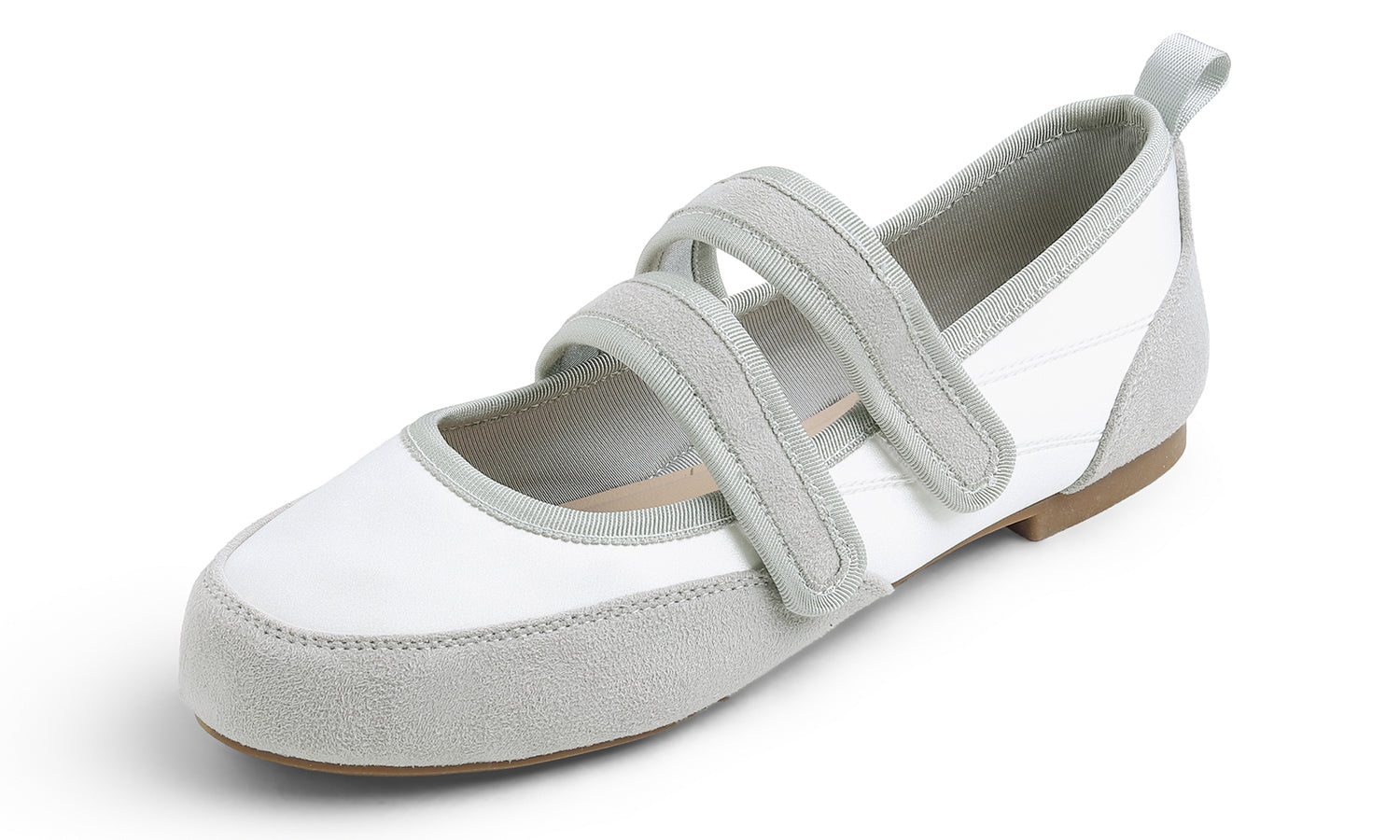 Feversole Mary Jane Flat - White