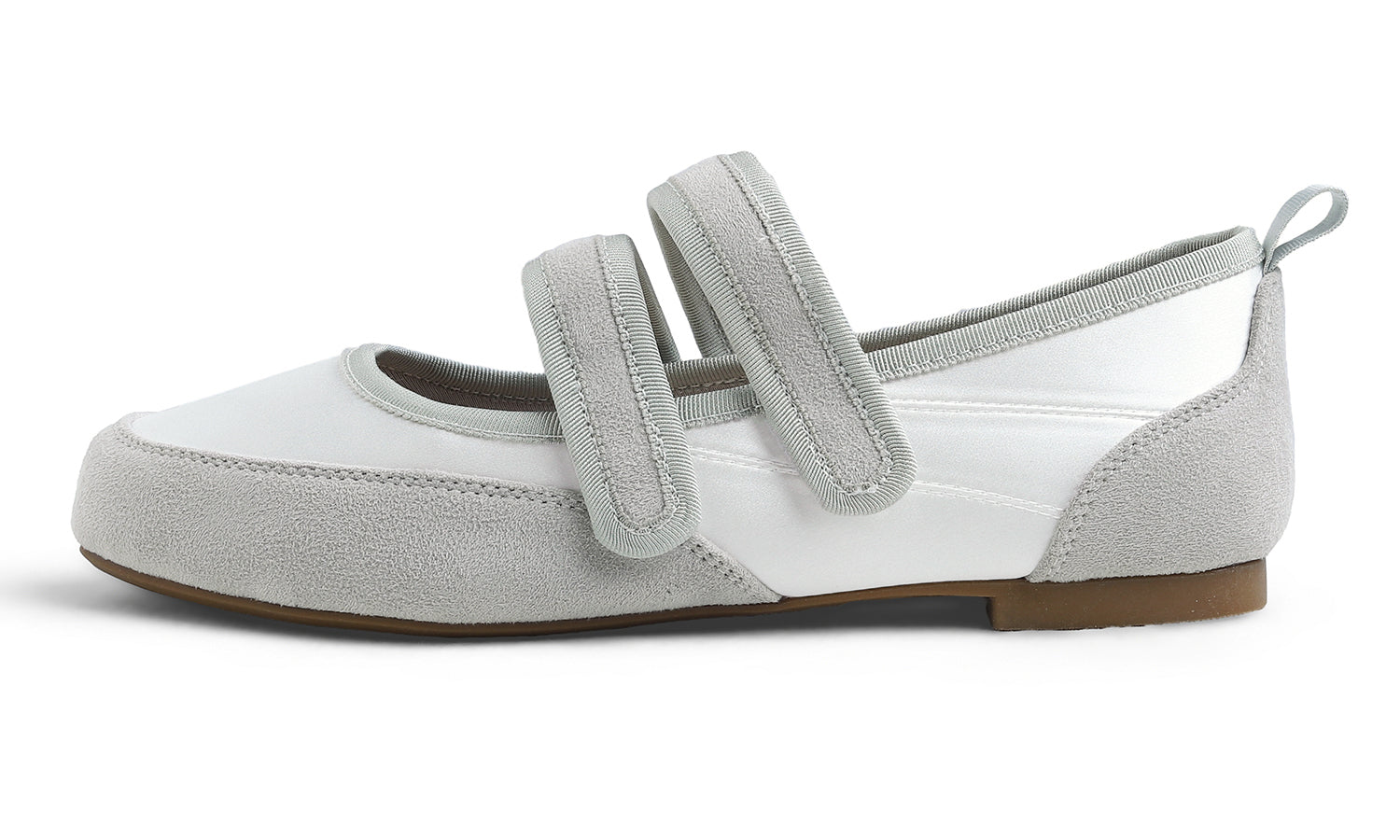 Feversole Mary Jane Flat - White