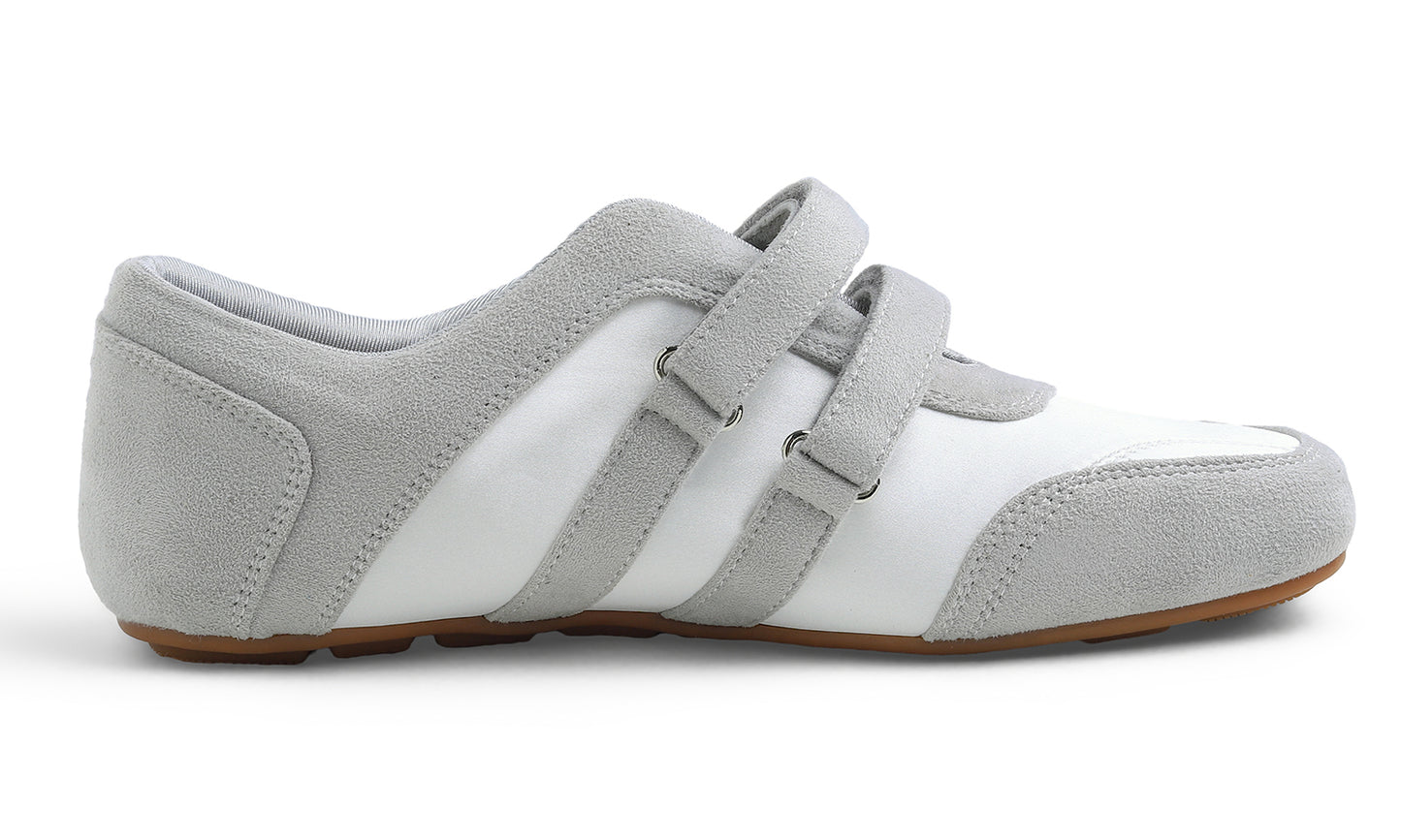 Feversole Mary Jane Flat - White