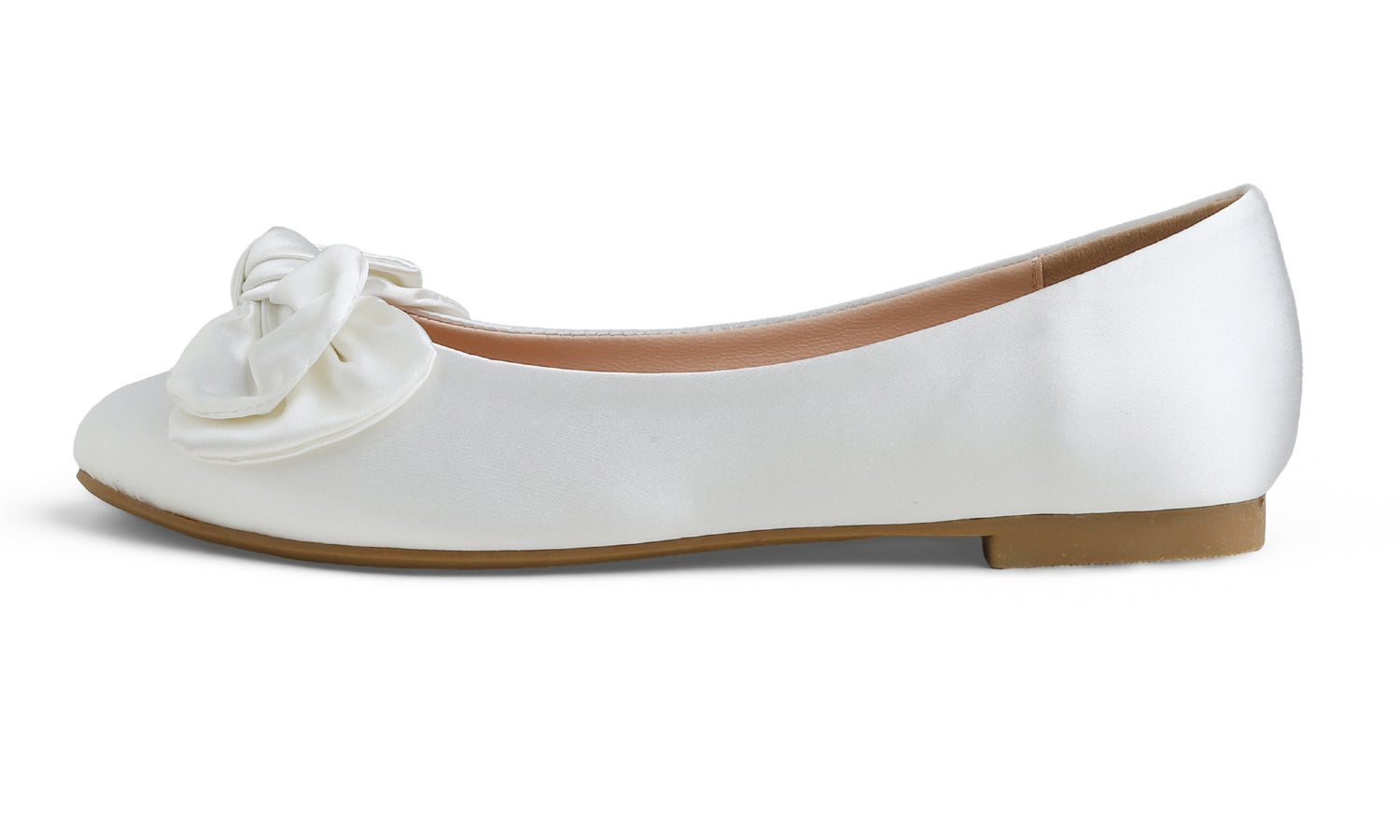 Feversole Ballet Flat - White