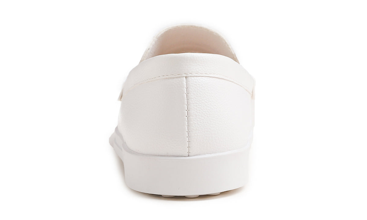 Feversole Chaussures Loafer Cuir Femme - Mocassins Confort Quotidien Flexibles