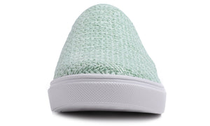 Feversole Women's Raffia Mint Slip On Sneaker Casual Flat Loafers